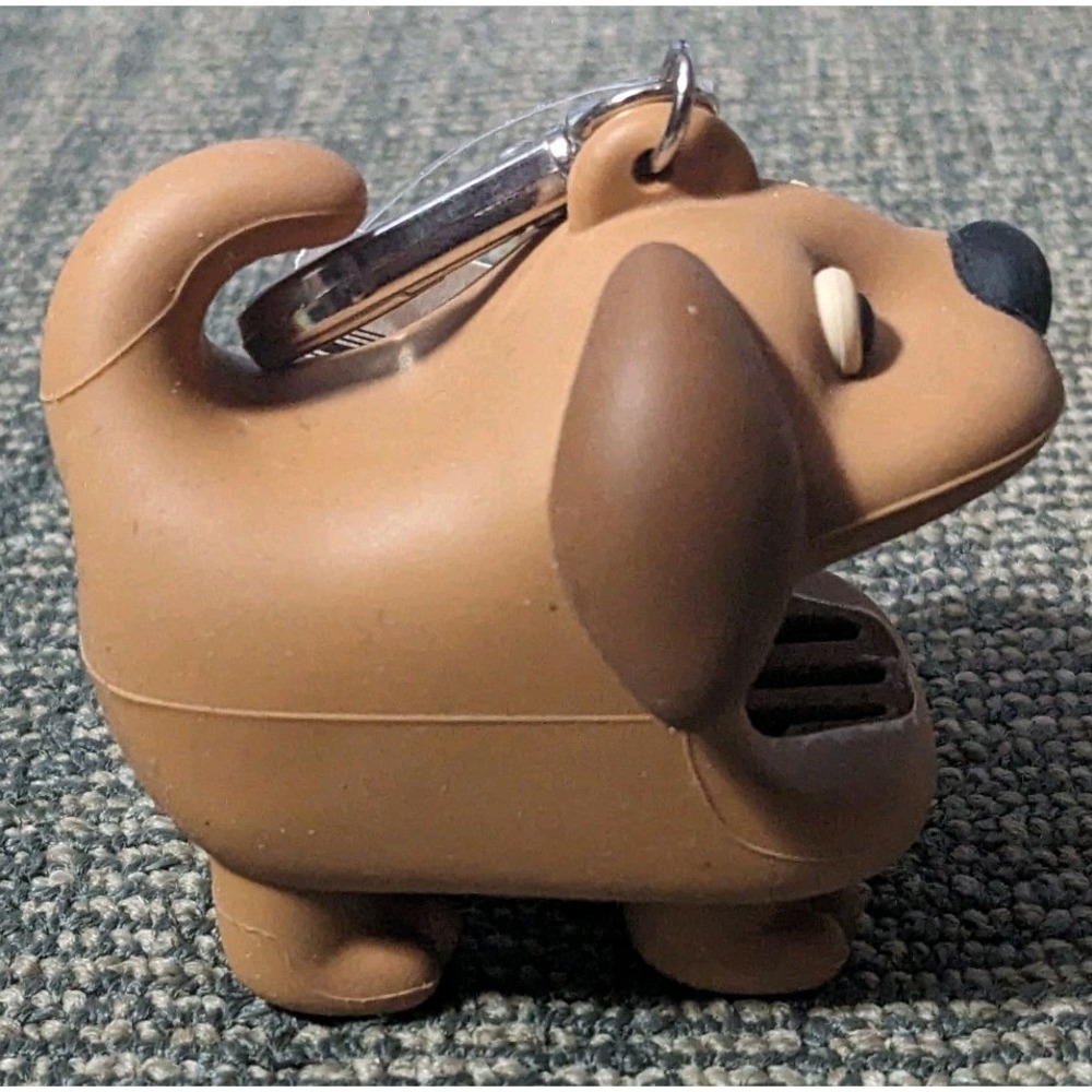 Bath‎ & Body Works Pocket Sanitizer Holder Weiner Brown Dog Clip NWT - Picture 4 of 8